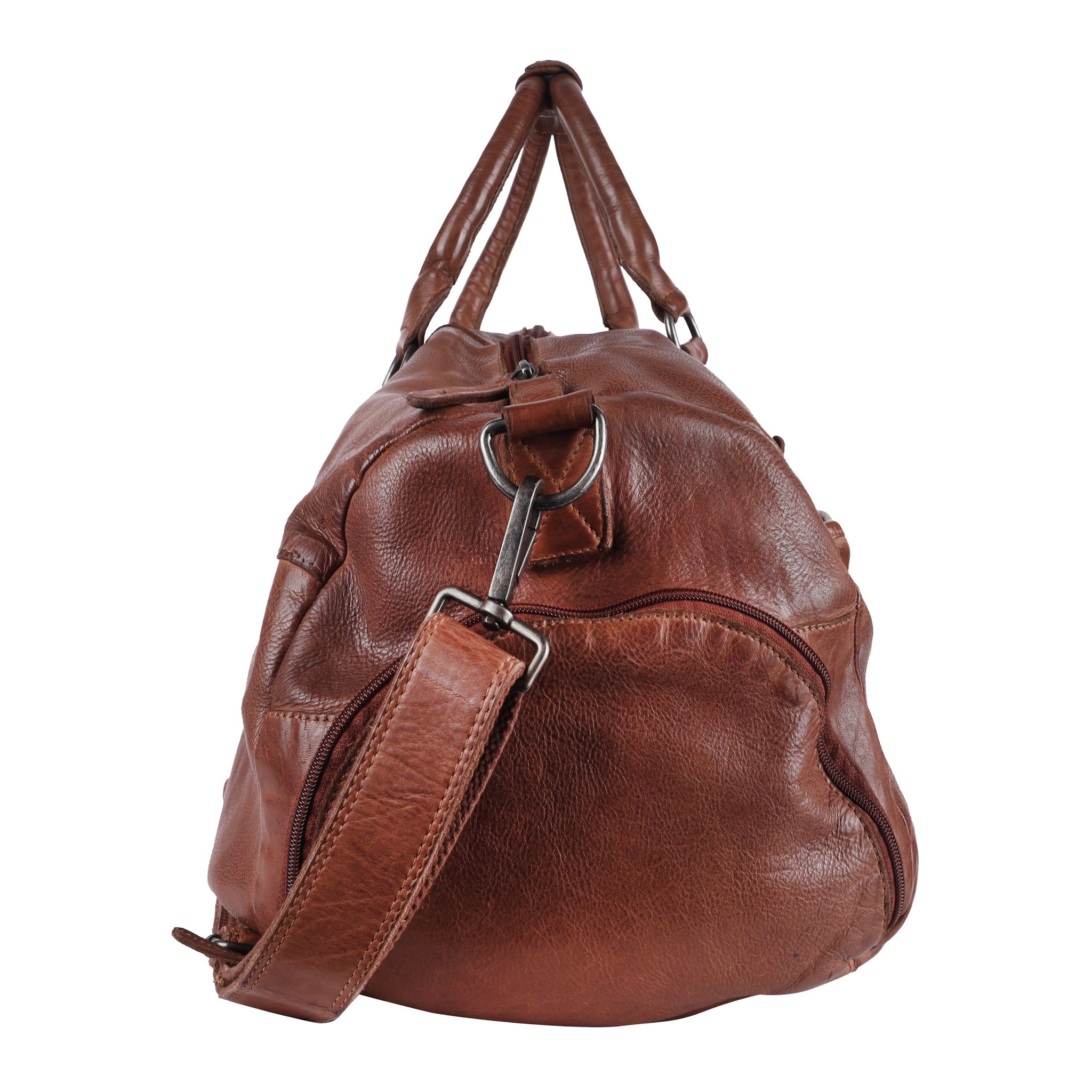 Charleston Leather Duffel Bag - Image 5